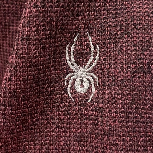 Spyder Endure Full Zip Mid Weight Stryke Fleece Jacket in Wine Purple Red Sz XL - Picture 9 of 13